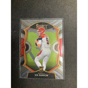 JOE BURROW (RC) 2020 Panini Select - SILVER PRIZM #46